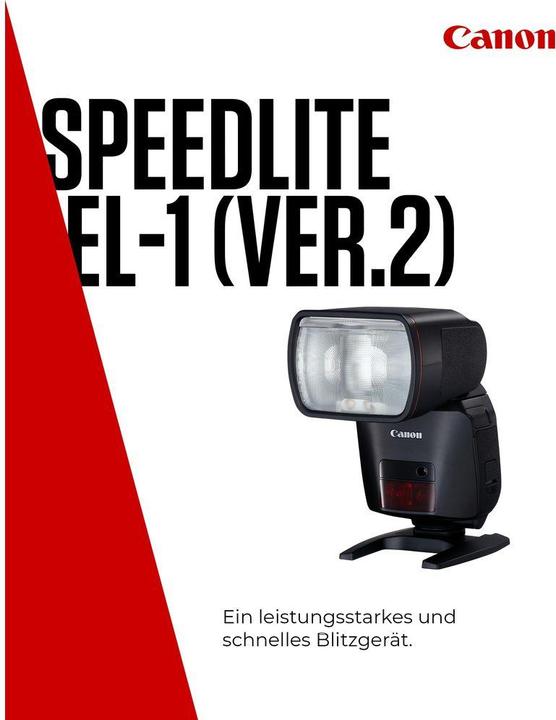 Actual product image Canon Speedlite EL-1 Version 2 (Plug-on flash, Canon)