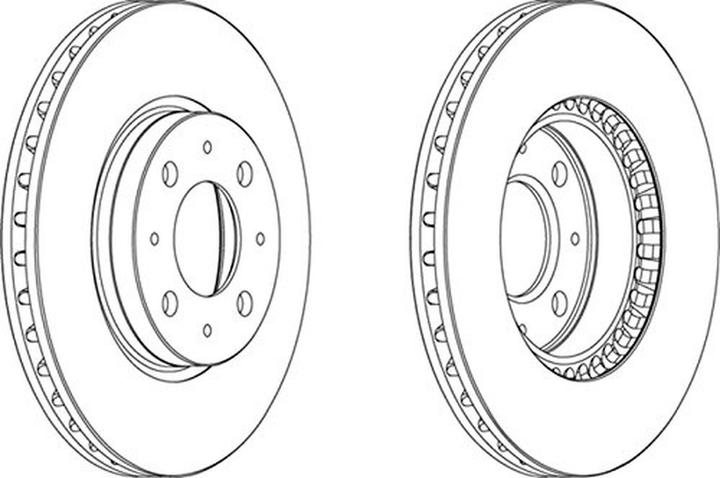 Produktbild Ferodo Bremsscheibe DDF604