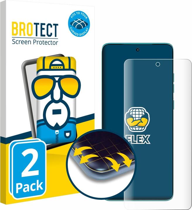 BROTECT Full-Screen Protector (2 Piece, Motorola Edge 60 Fusion)