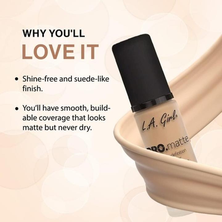Produktbild L.A. Girl LA Girl PRO.matte HD Long Wear Matte Foundation GLM671 Elfenbein (Ivory)