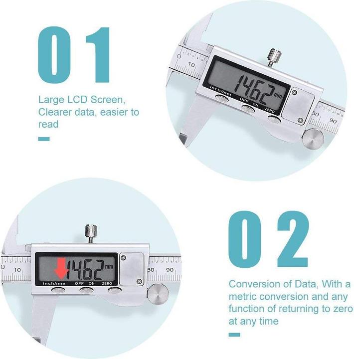 Produktbild Louisware Digitaler Messschieber (15 cm)