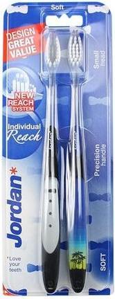 Actual product image Jordan Individual Reach Toothbrush Soft 2Pcs. (Soft, 2 x)