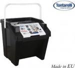 Produktbild Tontarelli vertikaler eimer mit griff moda 28l weiss/schwarz (28 l)