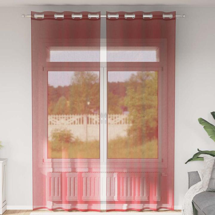 Actual product image vidaXL Voile Vorhang (140 x 300 cm)