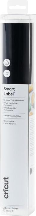 Cricut Smart Vinyl Permanente 33x91cm Scrivibile Nero (P)