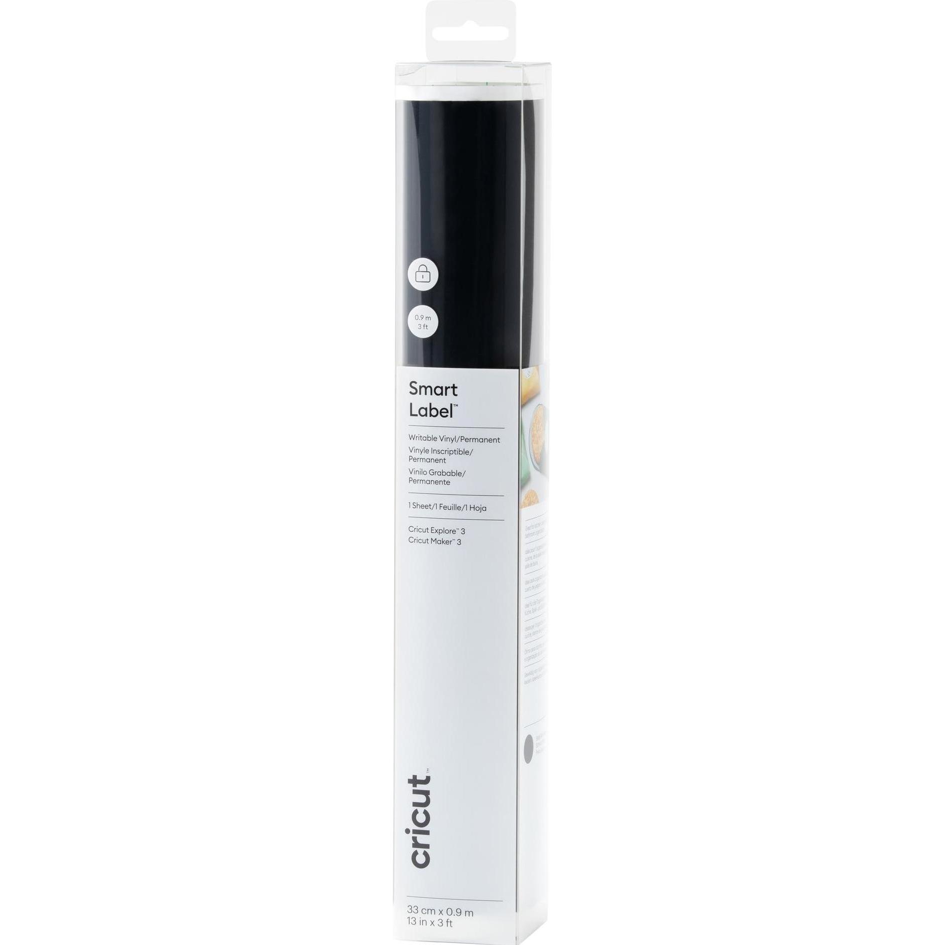 Cricut Smart Vinyl Permanent 33x91cm Writable Black (P)