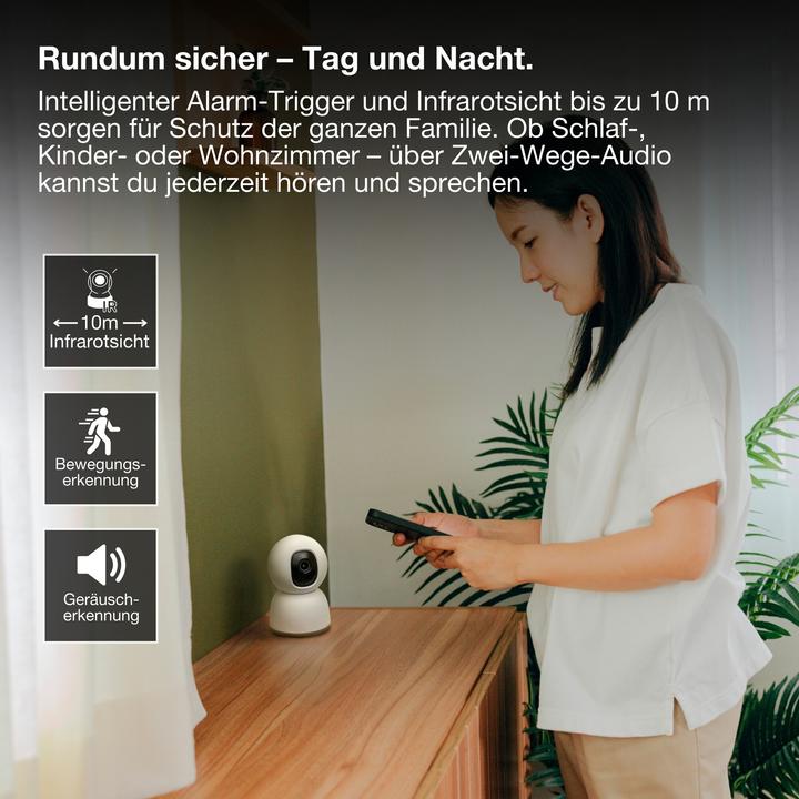 Produktbild Osram SMART+ WIFI CAMERA 360 White (2560 x 1440 Pixels)
