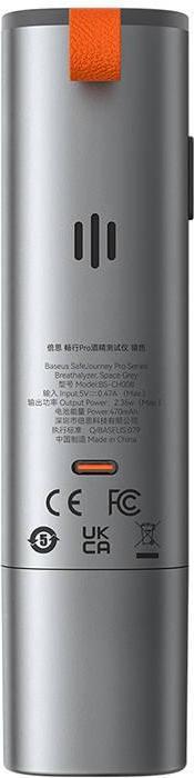 Image du produit Baseus Electronic Breathalyzer SafeJourney Pro (Grey)