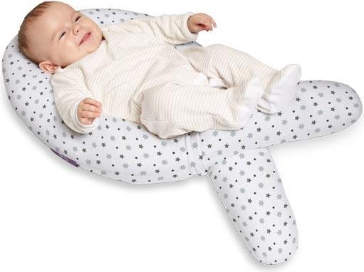 Produktbild Träumeland Kuschelnest graue Sterne 170 cm