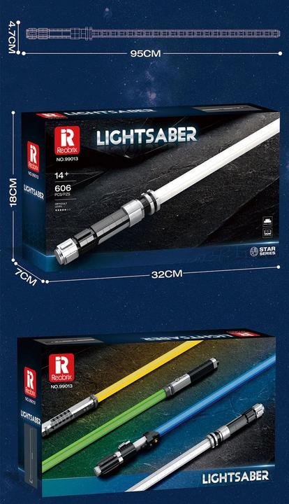Actual product image ReoBrix White lightsaber