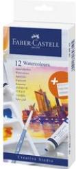 Actual product image Faber-Castell Watercolour paint in tube, box of 24 intense and brilliant colours, removable
