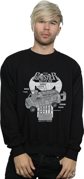 Immagine prodotto The Punisher Battle Van Breakdown Felpa Uomo (5XL)
