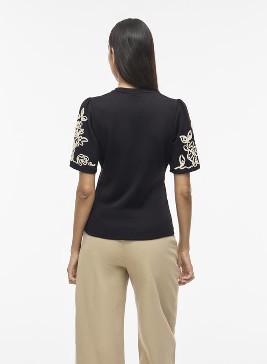 Produktbild Vila VIMIA Rundhals Sweatshirt mit kurzen Ärmeln (XL)