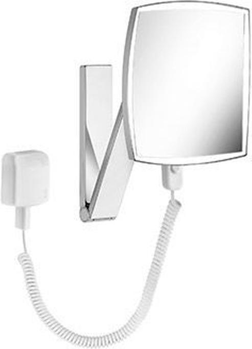 Produktbild Keuco iLook move Kosmetikspiegel, 17613, beleuchtet, 1 Lichtfarbe, Spiegelfläche: 200x200 mm, verc (200 x 200 mm)