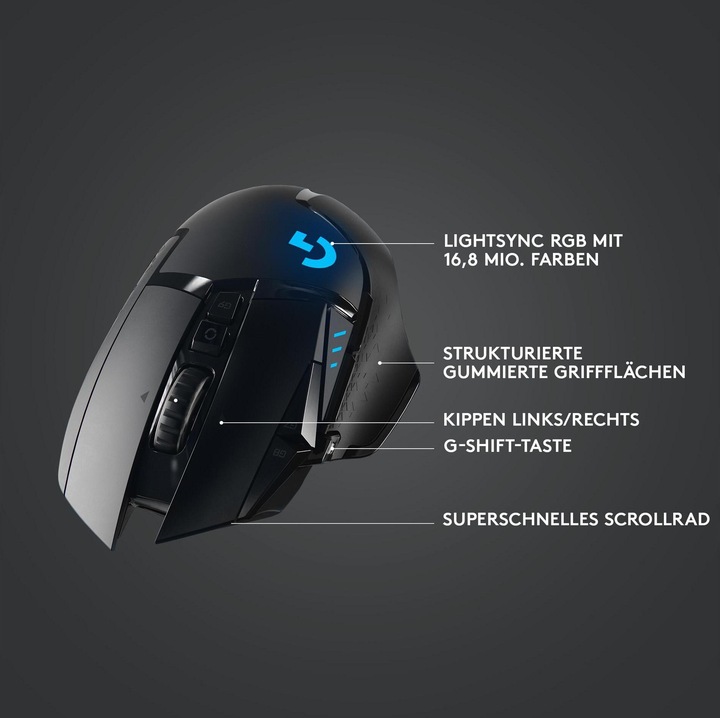 Produktbild Logitech G G502 Lightspeed (Kabellos)