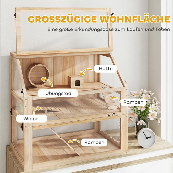 Produktbild PawHut Hamsterkäfig