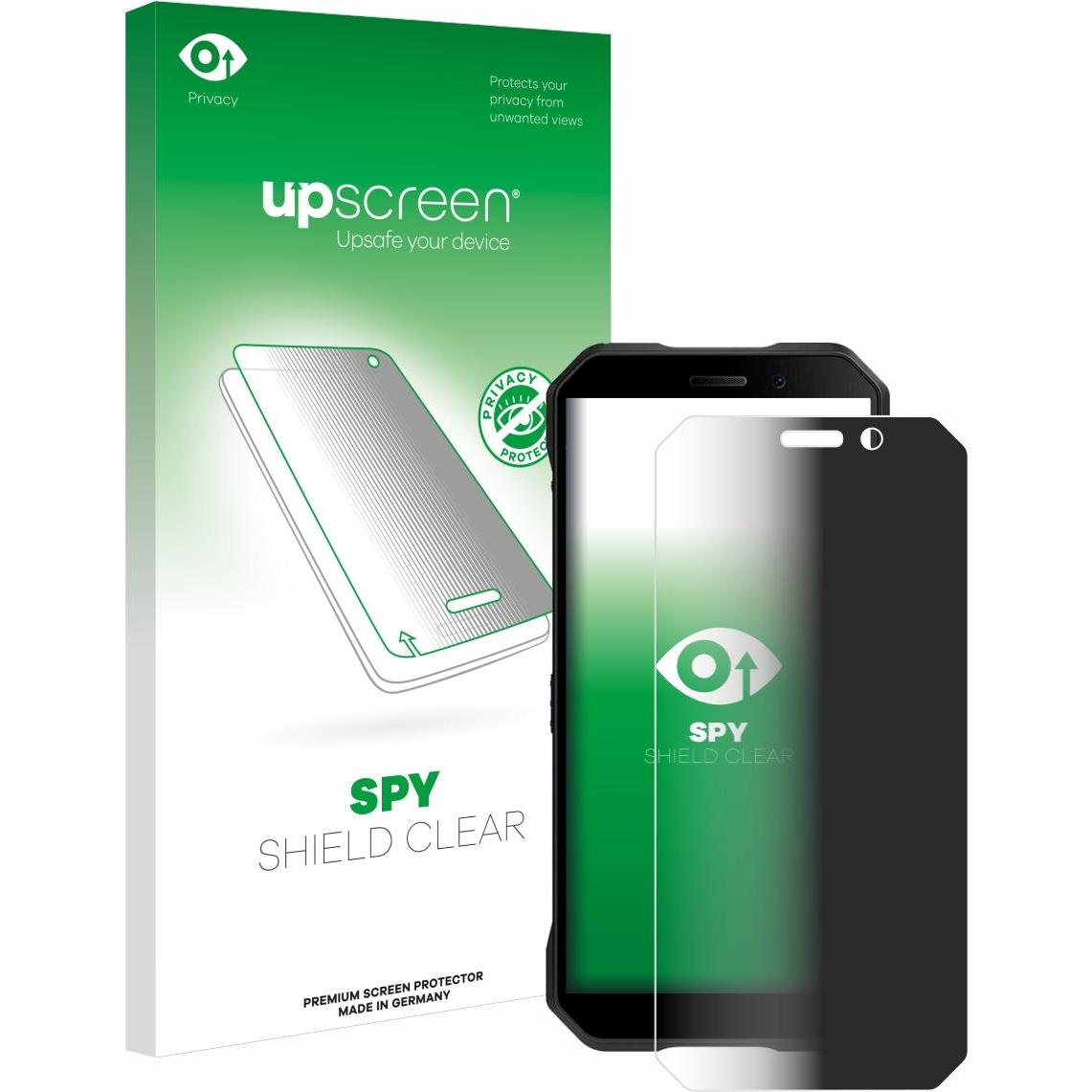 upscreen Spy Shield Blickschutzfolie (1 Stück, Doogee S61), Smartphone Schutzfolie, Transparent
