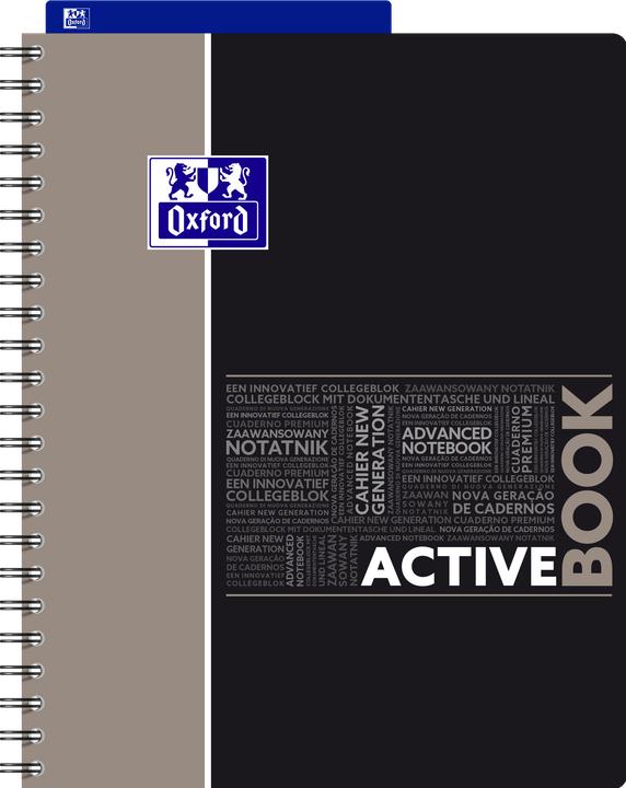 Actual product image Oxford Activebook Student (A4+, Checked, Hardcover)
