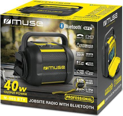 Image du produit Muse HAUT-PARLEUR BLUETOOTH M-368 BTY (12 h)