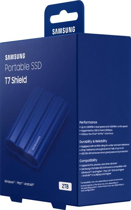 Image du produit Samsung T7 Shield (2 To)