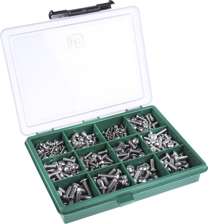 Produktbild RS PRO Schrauben Innensechkant Satz A2 DIN 7380