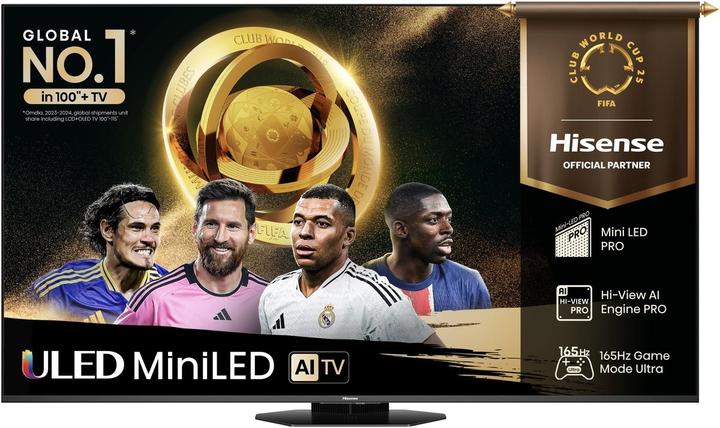 Hisense TV 85U8Q (85", U8KQ, LED, Mini-LED, 4K, 2025)