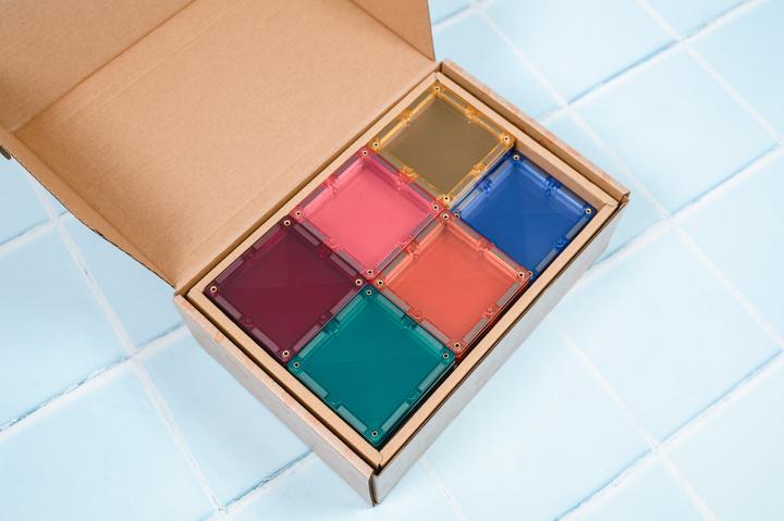 Actual product image Connetix Pastel Square Pack