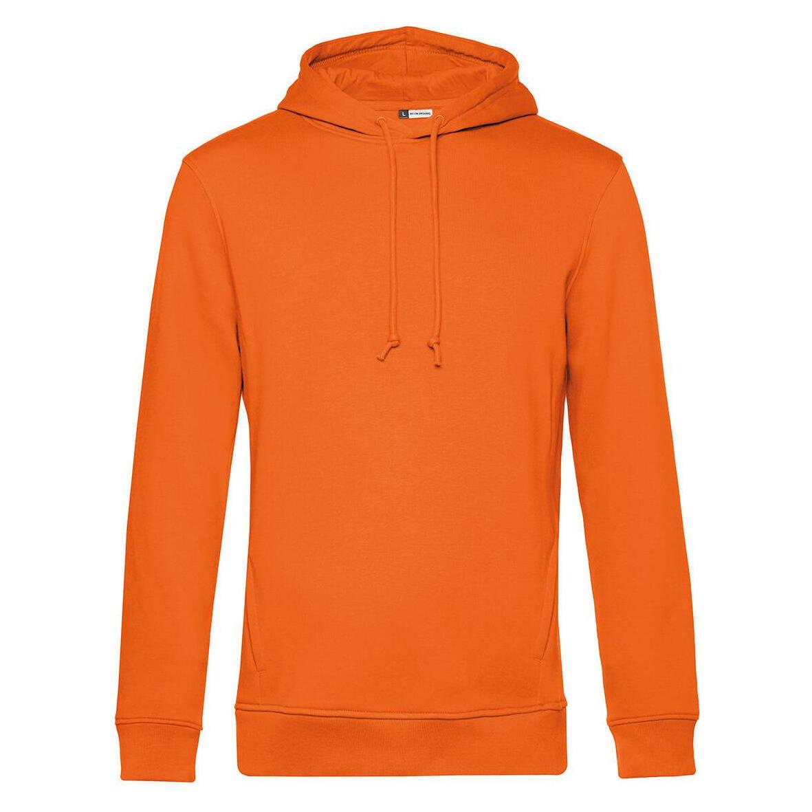 B&C, Herren, Pullover, Organic, Orange, (L)