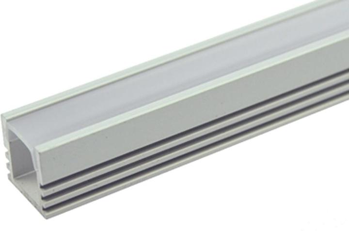 Produktbild Scharnberger+Hasenbein 39117 Aluminium Profil 1500x16x12mm inkl Abdeck. (1xklar/1xmatt) Endkappen