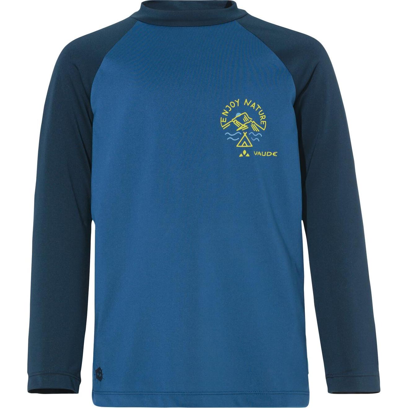 Vaude, Unisex, Funktionsshirt, Kid's Solaro L/S T-Shirt III (146), Blau, 146