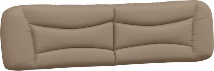 Produktbild VidaXL Bett Polsterbett Doppelbett Kunstlederbett mit Matratze 200x200cm (200 x 200 cm)