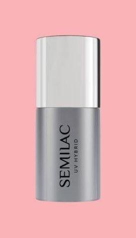 Produktbild Semilac Base for hybrid varnishes BB Base Rose 7ml universal (Rose, Gel-Effekt Nagellack)