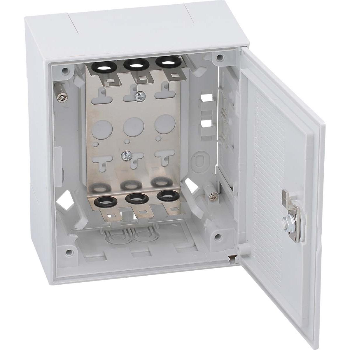 Cobinet 2021 019 Kunststoffverteiler BOX I zu 30 DA, Telefon, Grau