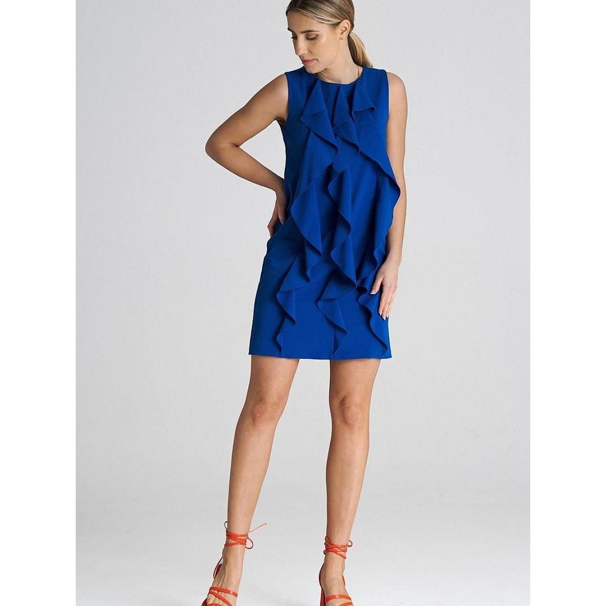 Figl, Damen, Kleider, Cocktailkleid model, Blau, (S)