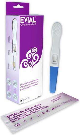 Actual product image Evial Ovulation test 5 pcs
