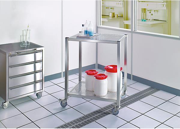 Immagine prodotto kaiserkraft Tavolo mobile per camera bianca (50 kg)