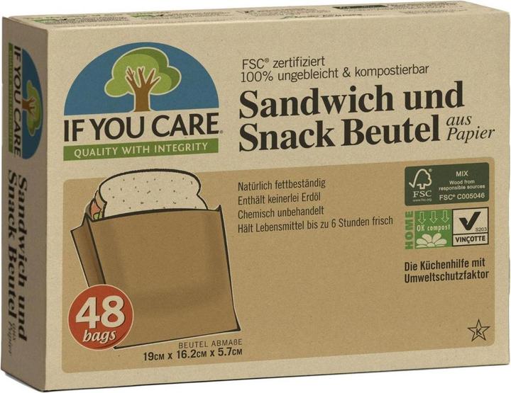 If You Care Sandwich and snack bags (48 x)