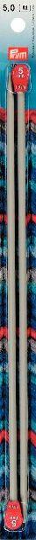 Produktbild Prym Stricknadeln 5.00 mm, Alu, 2 Stück, Grau