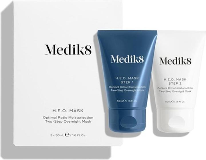 Produktbild Medik8 H.E.O Optimal Ratio Moisturisation Two-Step Overnight Hydrating Face Mask Skincare Treatment (100 ml)