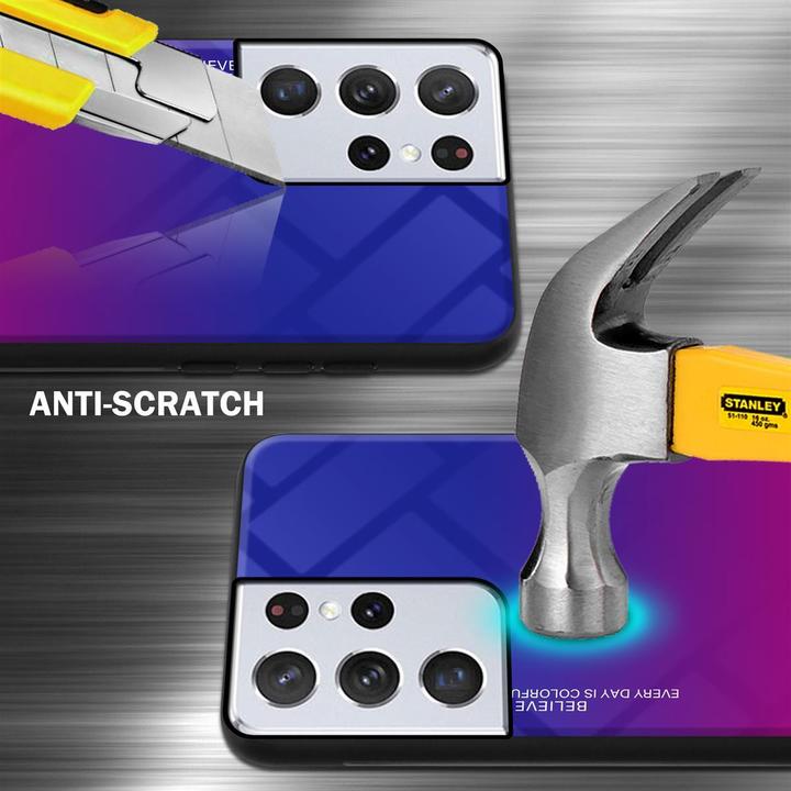 Produktbild Cadorabo TPU 2 Farben Glas Cover (Samsung Galaxy S21 Ultra)