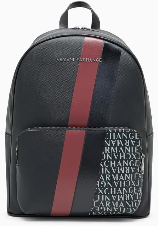 Actual product image Armani Exchange Essential Dylan Logo Print Backpack