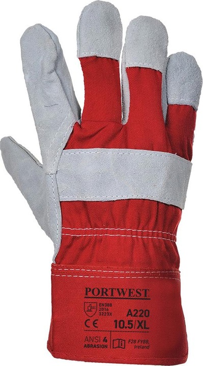 Produktbild Portwest RiggerHandschuhe A220 Premium Chrome Leder (XXL)
