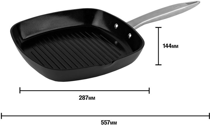 Produktbild Zyliss Grillpfanne Ultimate Pro PFAS-frei 26 cm (Bratpfanne, Grillpfanne, Aluminium, Keramik)