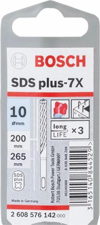 Produktbild Bosch Professional Zubehör Hammerbohrer SDS-plus-7X (10 mm)