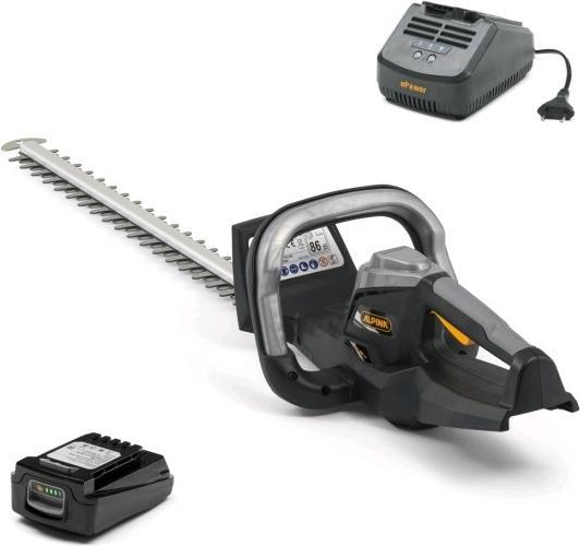 Produktbild Alpina Garden Kabellose 20-V-Heckenschere mit Lithium-Ionen-Akku-Antrieb und 70 cm langem Mähbalken mit doppelten (Akkubetrieb)