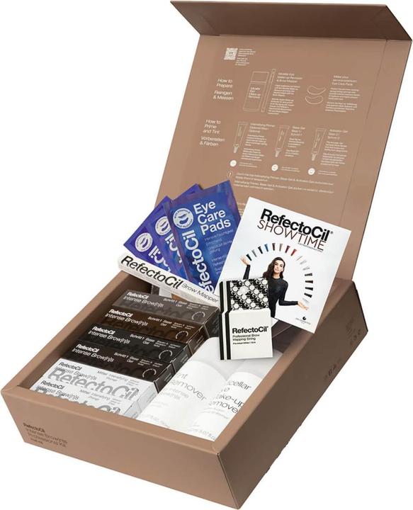 Image du produit Refectocil Kit professionnel Intense Brow(n)s (Brun foncé, Chocolat, Noir brun, Frêne brun)