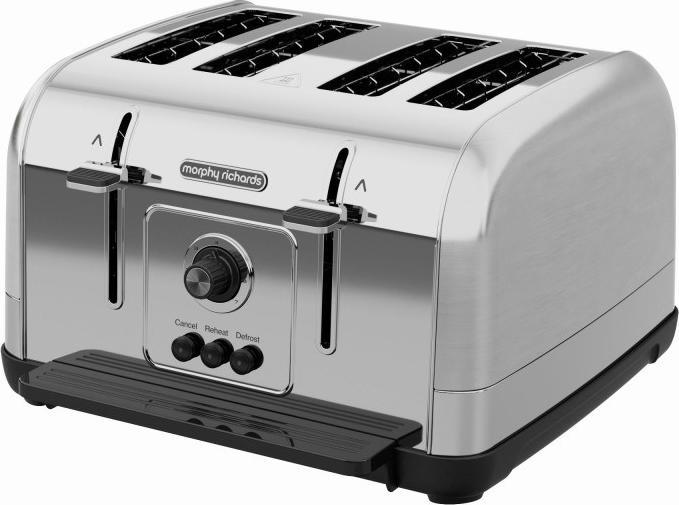 Morphy Richards 240130 Toaster 4 slice(s) Brushed steel