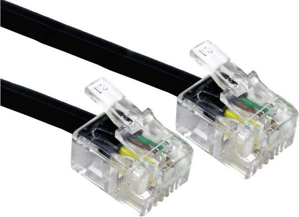 RS PRO Telefonkabel RJ11 RJ11 PVC 10m Geschirmt