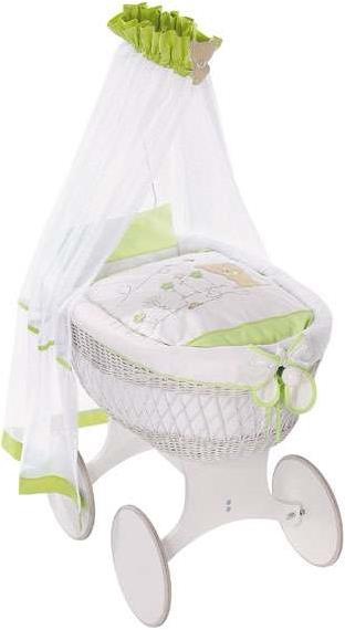 Produktbild easy baby Bollerwagen weiss Honeybear grün