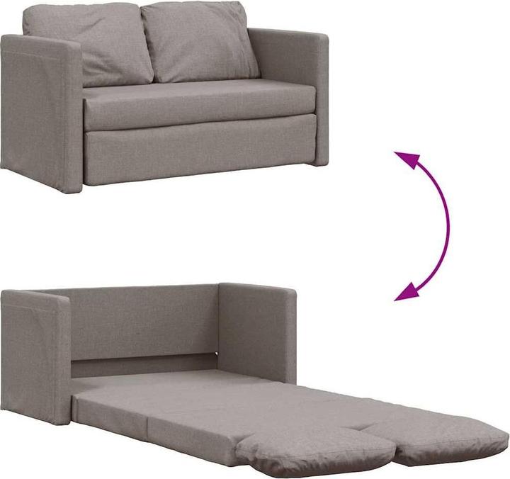 Produktbild vidaXL Bodensofa mit Schlaffunktion (2-Sitzer)